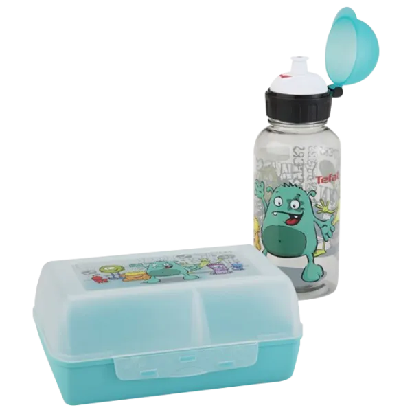Lunch box Tefal K3169214 0.4 l/ Plastic/ Turquoise photo 1