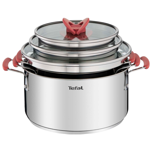 Набор кастрюль Tefal G720S674 5.2 л Нержавеющая сталь/ Стальной photo 1 Набор кастрюль Tefal G720S674 5.2 л Нержавеющая сталь/ Стальной photo 1
