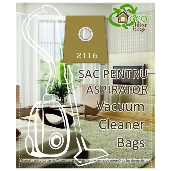 Мешок EcoFilterBags TYP G (2116) Текстиль/ Белый photo 1