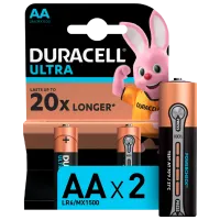 Батарейка Duracell Lithium AA 1.5 В/ 2 шт.