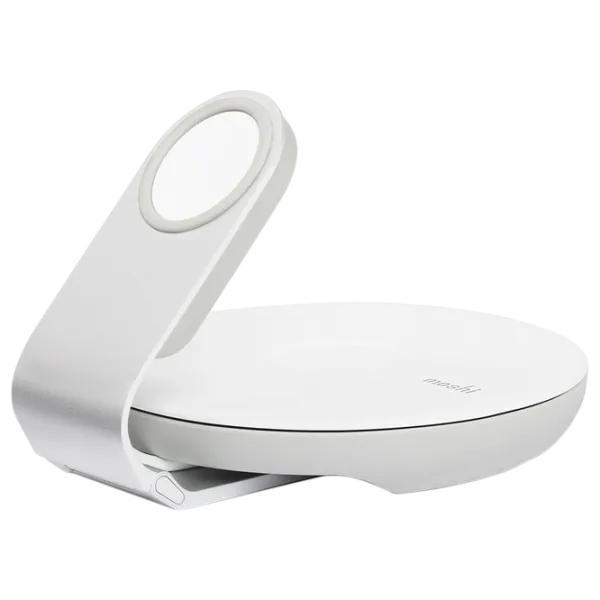Încărcător wireless Moshi Travel Stand White photo 1