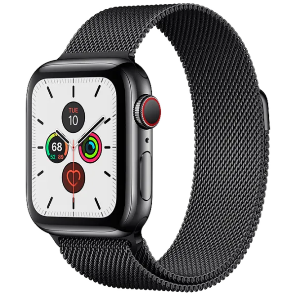 Умные часы Apple Watch Series 5 1.57"/ MWV72/ Milanese Loop Черный photo 1 Умные часы Apple Watch Series 5 1.57"/ MWV72/ Milanese Loop Черный photo 1
