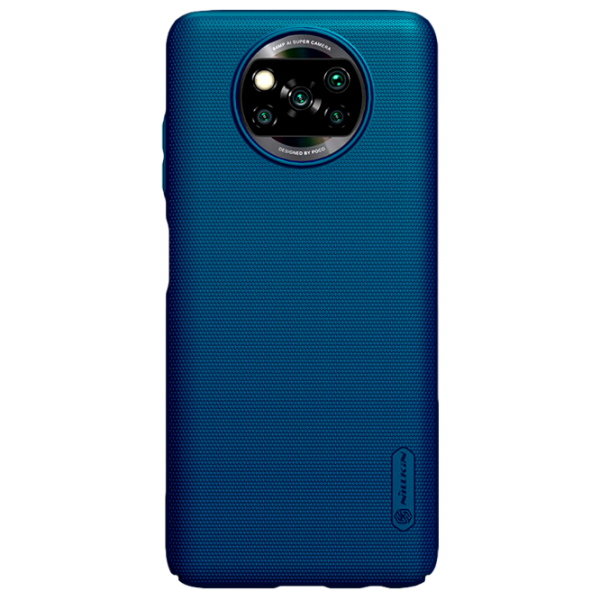 Чехол для смартфона Poco X3/ X3 Pro Nillkin/ Back/ PC/ Peacock Синий photo 1