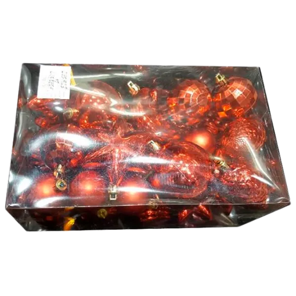 Игрушки для ёлки Christmas 20191 Красный photo 1