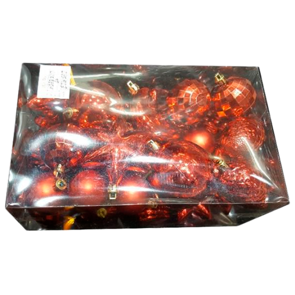 Игрушки для ёлки Christmas 20191 Красный photo 1