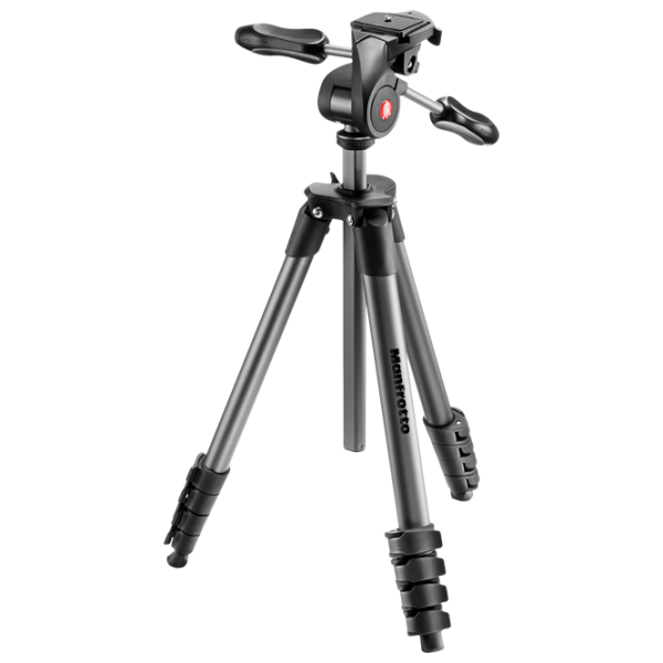 Трипод Manfrotto Compact Advanced 3-Way Фото, видео/ Черный photo 1