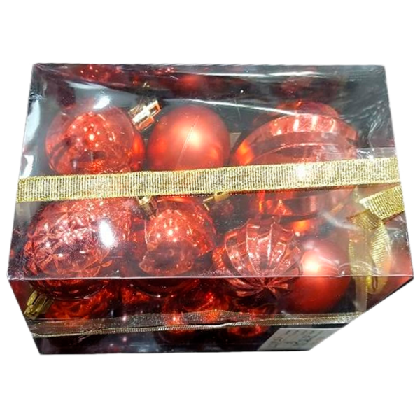 Игрушки для ёлки Christmas 20192 Красный photo 1