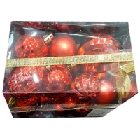 Игрушки для ёлки Christmas 20192 Красный