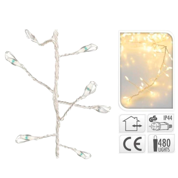Luminițe decorative Christmas 37047 Dense/ Alb cald photo 1 Luminițe decorative Christmas 37047 Dense/ Alb cald photo 1