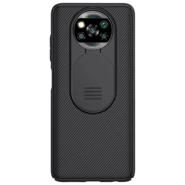 Чехол для смартфона Poco X3/ X3 Pro Nillkin/ Back/ PC/ Черный photo 1