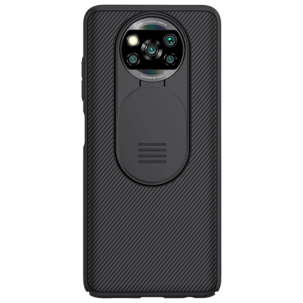 Чехол для смартфона Poco X3/ X3 Pro Nillkin/ Back/ PC/ Черный photo 1