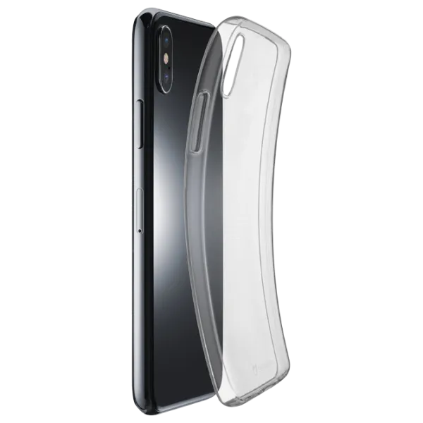 Husă pentru smartphone Apple iPhone X/ XS Cellularline/ Back/ TPU/ Transparent photo 1