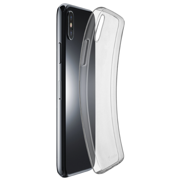 Husă pentru smartphone Apple iPhone X/ XS Cellularline/ Back/ TPU/ Transparent photo 1
