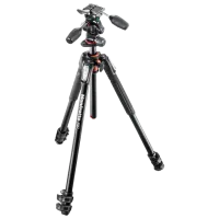 Trepied Manfrotto 190 ALU 3 SECTION KIT 3W HEAD Foto, video/ Black