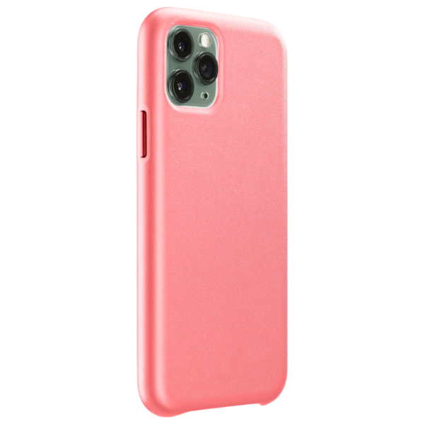 Husă pentru smartphone Apple iPhone 11 Pro Max Cellularline/ Back/ Leather/ TPU/ Pink photo 1