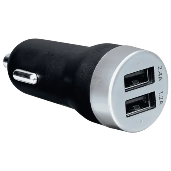 Încărcător auto Artwizz CarPlug 2.4 A/ Black photo 1