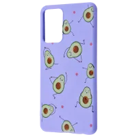 Чехол для смартфона Samsung Galaxy A02s WAVE/ Back/ TPU/ Светлый Пурпурный