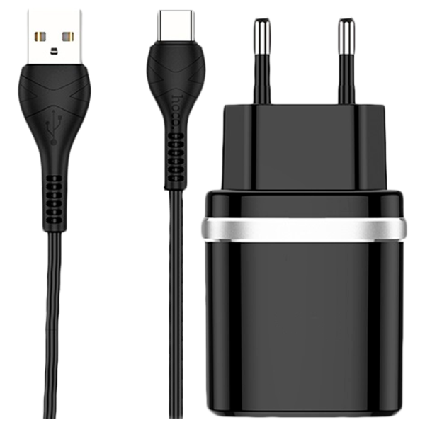 Încărcător de rețea Rival USB QC3.0 (MicroUSB) Black photo 1