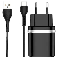 Încărcător de rețea Rival USB QC3.0 (MicroUSB) Black