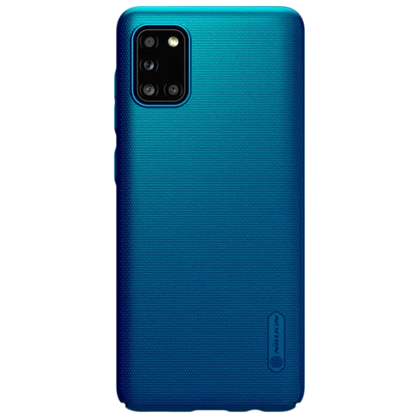 Husă pentru smartphone Samsung Galaxy A31 Nillkin/ Back/ PC/ Peacock Blue photo 1