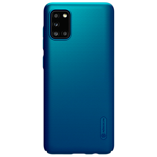 Husă pentru smartphone Samsung Galaxy A31 Nillkin/ Back/ PC/ Peacock Blue photo 1