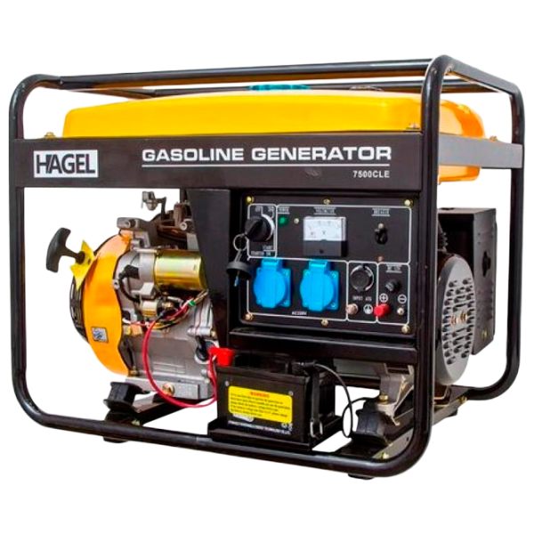 Генератор Hagel 7500CLE-3 220 В Бензин/ 6 кВт photo 1