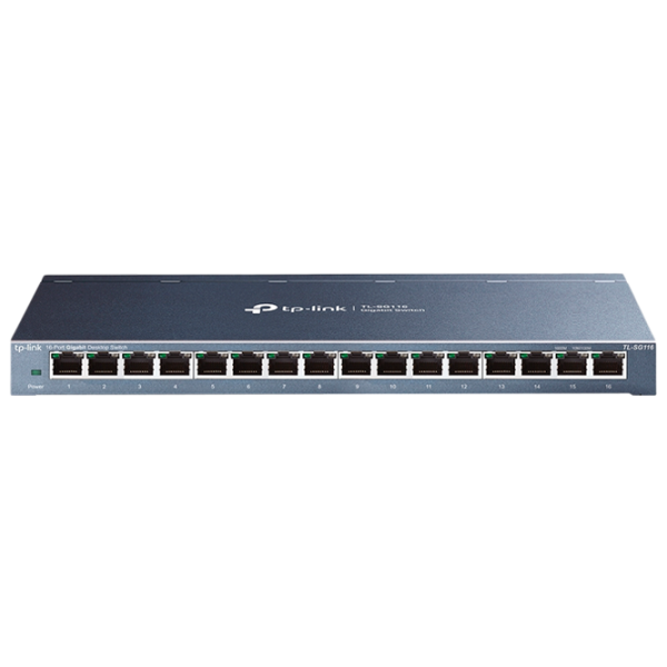 Switch TP-Link TL-SG116 Gray photo 1