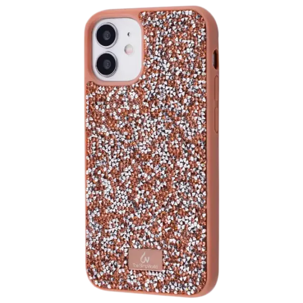 Husă pentru smartphone Apple iPhone 11 Bling World/ Back/ TPU/ Gold Pink photo 1