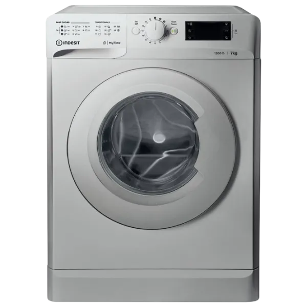 Стиральная машина Indesit OMTWE 71252 S EU 7 кг / 1200 об/мин / Серебряный photo 1 Стиральная машина Indesit OMTWE 71252 S EU 7 кг / 1200 об/мин / Серебряный photo 1