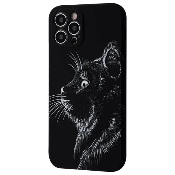 Husă pentru smartphone Apple iPhone 12 Pro WAVE/ Back/ TPU/ White Black photo 1 Husă pentru smartphone Apple iPhone 12 Pro WAVE/ Back/ TPU/ White Black photo 1