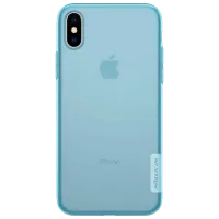 Husă pentru smartphone Apple iPhone XS Nillkin/ Back/ TPU/ Transparent Blue