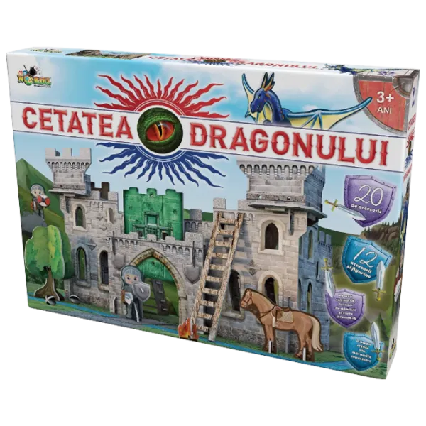 Puzzle 3D Noriel Cetatea Dragonului 3+/ Numărul de piese: 116 photo 1 Puzzle 3D Noriel Cetatea Dragonului 3+/ Numărul de piese: 116 photo 1