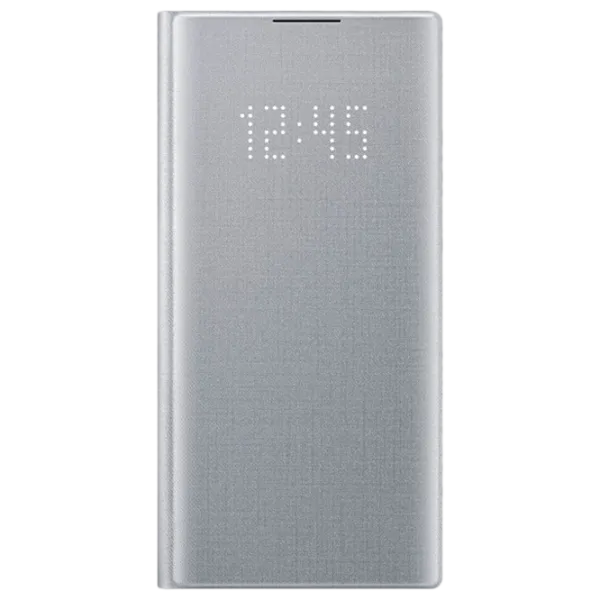 Husă pentru smartphone Samsung Galaxy Note 10 Samsung/ LED View Cover/ PU/ Silver photo 1