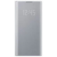 Husă pentru smartphone Samsung Galaxy Note 10 Samsung/ LED View Cover/ PU/ Silver