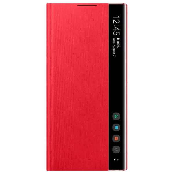 Husă pentru smartphone Samsung Galaxy Note 10 Samsung/ Flip Cover View/ PU/ Red photo 1