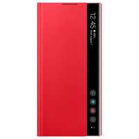 Husă pentru smartphone Samsung Galaxy Note 10 Samsung/ Flip Cover View/ PU/ Red
