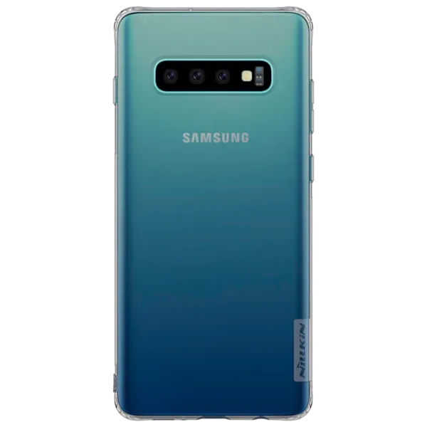 Husă pentru smartphone Samsung Galaxy S10+ Nillkin/ Back/ TPU/ Transparent Gray photo 1 Husă pentru smartphone Samsung Galaxy S10+ Nillkin/ Back/ TPU/ Transparent Gray photo 1