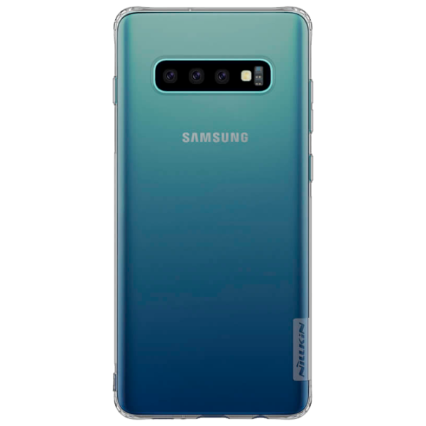 Husă pentru smartphone Samsung Galaxy S10+ Nillkin/ Back/ TPU/ Transparent Gray photo 1 Husă pentru smartphone Samsung Galaxy S10+ Nillkin/ Back/ TPU/ Transparent Gray photo 1