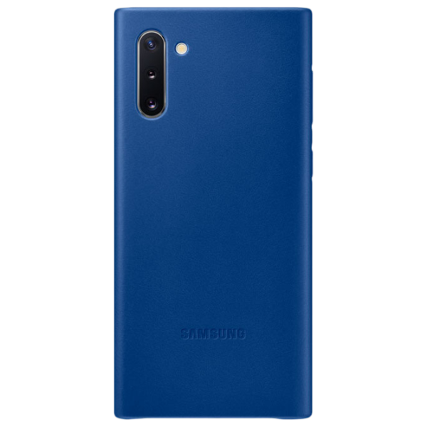 Husă pentru smartphone Samsung Galaxy Note 10 Samsung/ Back/ Piele/ Blue photo 1 Husă pentru smartphone Samsung Galaxy Note 10 Samsung/ Back/ Piele/ Blue photo 1