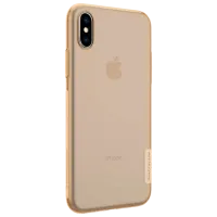 Чехол для смартфона Apple iPhone X/ XS Nillkin/ Back/ TPU/ Прозрачный Золотой