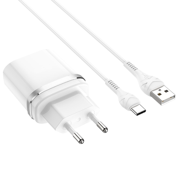 Сетевое зарядное устройство EVO USB QC3.0 (Type-C) Белый photo 1