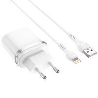 Сетевое зарядное устройство EVO USB QC3.0 (Lightning) 3 A/ Белый