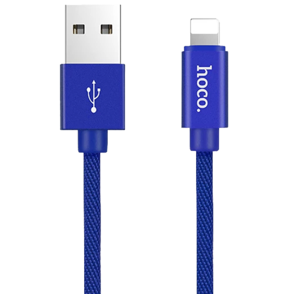 Cablu pentru telefon U13 Hoco USB Type-A + Lightning 0.5 m/ Blue photo 1