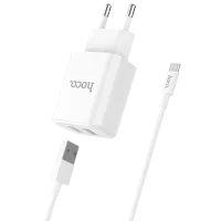 Сетевое зарядное устройство Hoco C62A Белый