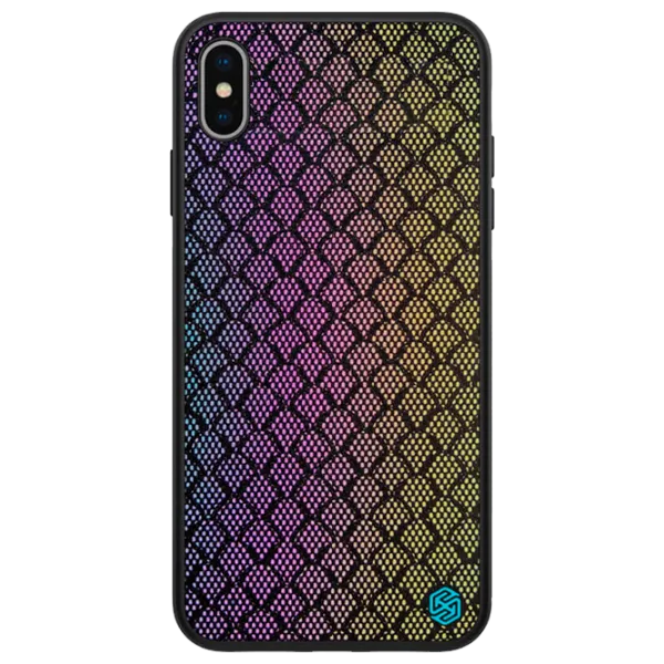 Husă pentru smartphone Apple iPhone XS Max Nillkin/ Back/ TPU/ PC/ Rainbow photo 1