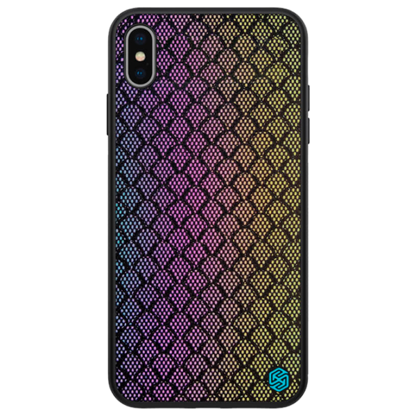 Husă pentru smartphone Apple iPhone XS Max Nillkin/ Back/ TPU/ PC/ Rainbow photo 1
