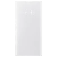 Husă pentru smartphone Samsung Galaxy Note 10 Samsung/ LED View Cover/ PU/ White