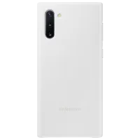 Чехол для смартфона Samsung Galaxy Note 10 Samsung/ Back/ Кожа/ Белый