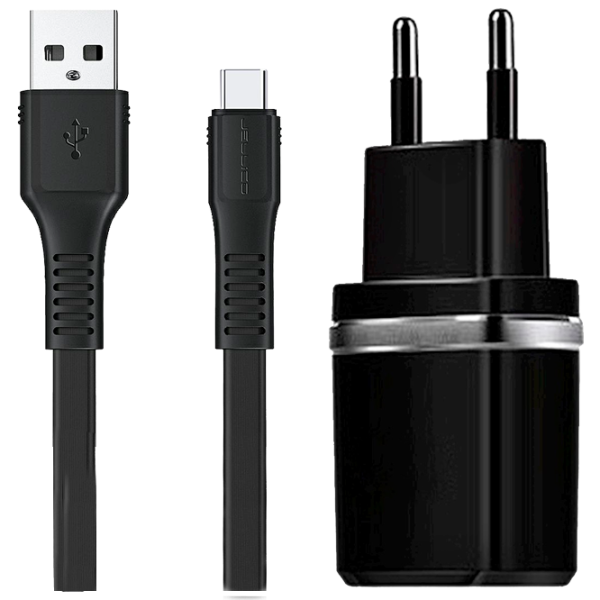 Сетевое зарядное устройство Rival 2USB 2.4A (MicroUSB) Черный photo 1