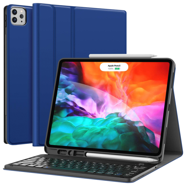 Husă pentru tabletă iPad Pro 2018/ 2020/ 2021 () 12.9"/ Blue photo 1 Husă pentru tabletă iPad Pro 2018/ 2020/ 2021 () 12.9"/ Blue photo 1